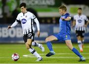 16 February 2018; Jamie McGrath of Dundalk in action against Paul O'Conor of Bray Wanderers during the SSE Airtricity League Premier Division match between Dundalk and Bray Wanderers at Oriel Park in Dundalk, Louth. Photo by Oliver McVeigh/Sportsfile