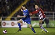 16 February 2018; Gavan Holohan of Waterford FC in action against Armin Aganovic of Derry City during the SSE Airtricity League Premier Division match between Waterford FC and Derry City at the RSC in Waterford. Photo by Diarmuid Greene/Sportsfile