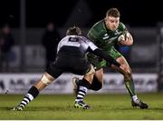 16 February 2018; Finlay Bealham of Connacht is tackled by Johan Meyer of Zebre during the Guinness PRO14 Round 15 match between Connacht and Zebre at the Sportsground in Galway. Photo by Harry Murphy/Sportsfile
