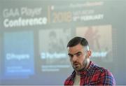 17 February 2018; Paul O'Donovan, Player Welfare Co-Ordinator at the Camogie Association speaking during the GAA Player Conference at Croke Park in Dublin. Photo by David Fitzgerald/Sportsfile