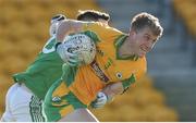 17 February 2018; Kieran Fitzgerald of Corofin in action against Niall Hurley Lynch of Moorefield during the AIB GAA Football All-Ireland Senior Club Championship Semi-Final match between Corofin and Moorefield at O'Connor Park in Tullamore, Offaly. Photo by Matt Browne/Sportsfile
