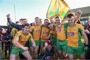 17 February 2018; Corofin players celebrate after the AIB GAA Football All-Ireland Senior Club Championship Semi-Final match between Corofin and Moorefield at O'Connor Park in Tullamore, Offaly. Photo by Matt Browne/Sportsfile