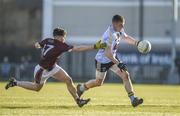 17 February 2018; Eoin Lowry of University College Dublin in action against Colm Kelly of NUI Galway during the Electric Ireland HE GAA Sigerson Cup Final match between University College Dublin and NUI Galway at Santry Avenue in Dublin. Photo by Daire Brennan/Sportsfile