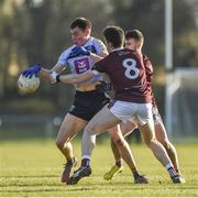 17 February 2018; Barry O'Sullivan of University College Dublin in action against Céin D'Arcy of NUI Galway during the Electric Ireland HE GAA Sigerson Cup Final match between University College Dublin and NUI Galway at Santry Avenue in Dublin. Photo by Daire Brennan/Sportsfile