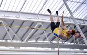17 February 2018; Raymond Walsh of Abbey Striders AC, Co Cork, competing during the Mens Pole Vault during the Irish Life Health National Senior Indoor Athletics Championships at the National Indoor Arena in Abbotstown, Dublin. Photo by Sam Barnes/Sportsfile