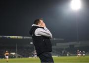 17 February 2018; Wexford manager Davy Fitzgerald reacts during the Allianz Hurling League Division 1A Round 3 match between Tipperary and Wexford at Semple Stadium in Thurles, Tipperary. Photo by Stephen McCarthy/Sportsfile