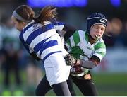 17 February 2018; Action from the Bank of Ireland Minis half-time game between Naas RFC and Athy RFC during the Guinness PRO14 Round 15 match between Leinster and Scarlets at the RDS Arena in Dublin. Photo by Harry Murphy / Sportsfile