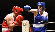 17 February 2018; Ciara Sheedy, Ardnaree, Co. Mayo, right, in action against Grainne Walsh, Sparticus Tullamore, Co. Offaly, during their bout at the 2018 IABA Elite Boxing Championships Semi-Finals at the National Stadium in Dublin. Photo by Barry Cregg/Sportsfile