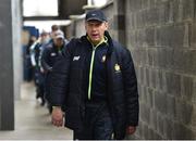 18 February 2018; Clare joint manager Donal Moloney arrives prior to the Allianz Hurling League Division 1A Round 3 match between Clare and Cork at Cusack Park in Ennis, Clare. Photo by Seb Daly/Sportsfile