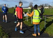 17 February 2018; Volunteers help participants taking part in the Tolka Valley parkrun in Finglas, Dublin. parkrun Ireland in partnership with Vhi, added their 87th event on Saturday, February 17th, with the introduction of the Tolka Valley parkrun in Finglas, Dublin 11. parkruns take place over a 5km course weekly, are free to enter and are open to all ages and abilities, providing a fun and safe environment to enjoy exercise. To register for a parkrun near you visit www.parkrun.ie. Photo by Brendan Moran/Sportsfile