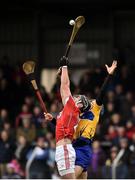 18 February 2018; Colm Spillane of Cork in action against Shane O'Donnell of Clare during the Allianz Hurling League Division 1A Round 3 match between Clare and Cork at Cusack Park in Ennis, Clare. Photo by Seb Daly/Sportsfile