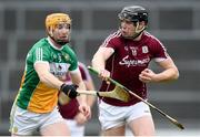 18 February 2018; Joseph Cooney of Galway in action against Sean Gardiner of Offaly during the Allianz Hurling League Division 1B Round 3 match between Galway and Offaly at Pearse Stadium in Galway. Photo by Matt Browne/Sportsfile