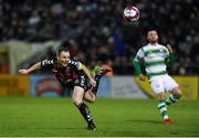 16 February 2018; Derek Pender of Bohemians during the SSE Airtricity League Premier Division match between Bohemians and Shamrock Rovers at Dalymount Park in Dublin. Photo by Matt Browne/Sportsfile