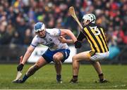 18 February 2018; Tom Devine of Waterford in action against Padraig Walsh of Kilkenny during the Allianz Hurling League Division 1A Round 3 match between Waterford and Kilkenny at Walsh Park in Waterford. Photo by Stephen McCarthy/Sportsfile