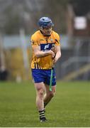 18 February 2018; Podge Collins of Clare reacts after scoring a point during the Allianz Hurling League Division 1A Round 3 match between Clare and Cork at Cusack Park in Ennis, Clare. Photo by Seb Daly/Sportsfile