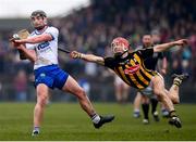 18 February 2018; Pauric Mahony of Waterford gets his shot away despite the attention of Cillian Buckley of Kilkenny during the Allianz Hurling League Division 1A Round 3 match between Waterford and Kilkenny at Walsh Park in Waterford. Photo by Stephen McCarthy/Sportsfile