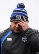 18 February 2018; Waterford manager Derek McGrath reacts during the Allianz Hurling League Division 1A Round 3 match between Waterford and Kilkenny at Walsh Park in Waterford. Photo by Stephen McCarthy/Sportsfile