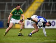 18 February 2018; Niall Murray of Cavan in action against Graham Reilly of Meath during the Allianz Football League Division 2 Round 3 Refixture match between Cavan and Meath at Kingspan Breffni in Cavan.  Photo by Philip Fitzpatrick/Sportsfile