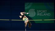 18 February 2018; Orla Coffey of Carraig-Na-Bhfear AC, Co Cork, competing during the Senior Women Pole Vault during the Irish Life Health National Senior Indoor Athletics Championships at the National Indoor Arena in Abbotstown, Dublin. Photo by Sam Barnes/Sportsfile