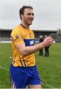 18 February 2018; Patrick O'Connor of Clare smiles as he leaves the field following his side's victory during the Allianz Hurling League Division 1A Round 3 match between Clare and Cork at Cusack Park in Ennis, Clare. Photo by Seb Daly/Sportsfile