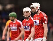 18 February 2018; Tim O’Mahony of Cork, right, following his side's defeat during the Allianz Hurling League Division 1A Round 3 match between Clare and Cork at Cusack Park in Ennis, Clare. Photo by Seb Daly/Sportsfile