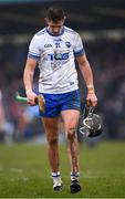 18 February 2018; Maurice Shanahan of Waterford leaves the pitch at half time of the Allianz Hurling League Division 1A Round 3 match between Waterford and Kilkenny at Walsh Park in Waterford. Photo by Stephen McCarthy/Sportsfile