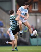 18 February 2018; Harry Donnelly of Blackrock College in action against Cormac Foley of St Gerard's School during the Bank of Ireland Leinster Schools Senior Cup Round 2 match between Blackrock College and St Gerard's School at Donnybrook in Dublin. Photo by David Fitzgerald/Sportsfile