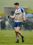 18 February 2018; Conor McManus of Monaghan celebrates victory at the final whitle in the Allianz Football League Division 1 Round 3 Refixture match between Monaghan and Kerry at Páirc Grattan in Inniskeen, Monaghan. Photo by Oliver McVeigh/Sportsfile