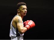 17 February 2018; Kelyn Cassidy, Saviours Crystal, Dublin during the 2018 IABA Elite Boxing Championships Semi-Finals at the National Stadium in Dublin. Photo by Barry Cregg/Sportsfile