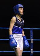 17 February 2018; Carol Coughlan, Monkstown, Dublin during the 2018 IABA Elite Boxing Championships Semi-Finals at the National Stadium in Dublin. Photo by Barry Cregg/Sportsfile