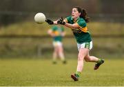 18 February 2018; Kate O'Sullivan of Kerry during the Lidl Ladies Football National League Division 1 Round 3 refixture match between Monaghan and Kerry at IT Blanchardstown in Blanchardstown, Dublin. Photo by Piaras Ó Mídheach/Sportsfile