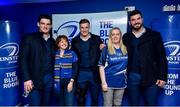 17 February 2018; Leinster players Mick Kearney, Josh van der Flier and Tom Daly in The Blue Room ahead ahead of Guinness PRO14 Round 15 match between Leinster and Scarlets at the RDS Arena in Dublin. Photo by Seb Daly/Sportsfile