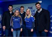 17 February 2018; Leinster players Mick Kearney, Josh van der Flier and Tom Daly in The Blue Room ahead ahead of Guinness PRO14 Round 15 match between Leinster and Scarlets at the RDS Arena in Dublin. Photo by Seb Daly/Sportsfile