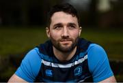 19 February 2018; Barry Daly poses for a portrait during a Leinster Rugby press conference at Leinster Rugby Headquarters in UCD, Dublin. Photo by Stephen McCarthy/Sportsfile