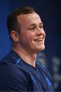 19 February 2018; Ed Byrne during a Leinster Rugby press conference at Leinster Rugby Headquarters in UCD, Dublin. Photo by Stephen McCarthy/Sportsfile
