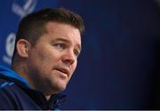 19 February 2018; Leinster scrum coach John Fogarty during a Leinster Rugby press conference at Leinster Rugby Headquarters in UCD, Dublin. Photo by Stephen McCarthy/Sportsfile