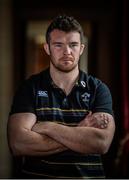 19 February 2018; Peter O'Mahony poses for a portrait after an Ireland Rugby press conference at Carton House in Kildare. Photo by Piaras Ó Mídheach/Sportsfile