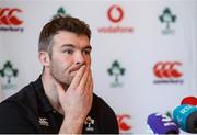 19 February 2018; Peter O'Mahony during an Ireland Rugby press conference at Carton House in Kildare. Photo by Piaras Ó Mídheach/Sportsfile