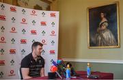 19 February 2018; Peter O'Mahony during an Ireland Rugby press conference at Carton House in Kildare. Photo by Piaras Ó Mídheach/Sportsfile