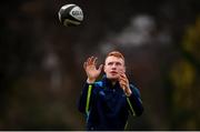 19 February 2018; Ciaran Frawley during a Leinster Rugby training session at Leinster Rugby Headquarters in UCD, Dublin. Photo by Stephen McCarthy/Sportsfile