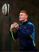 19 February 2018; Ciaran Frawley during a Leinster Rugby training session at Leinster Rugby Headquarters in UCD, Dublin. Photo by Stephen McCarthy/Sportsfile