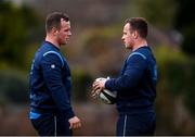 19 February 2018; Ed, left, and Bryan Byrne during a Leinster Rugby training session at Leinster Rugby Headquarters in UCD, Dublin. Photo by Stephen McCarthy/Sportsfile