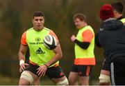 19 February 2018; Gerbrandt Grobler during Munster Rugby squad training at the University of Limerick in Limerick. Photo by Diarmuid Greene/Sportsfile