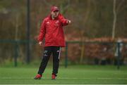 19 February 2018; Defence coach JP Ferreira with Alex Wootton and Simon Zebo during Munster Rugby squad training at the University of Limerick in Limerick. Photo by Diarmuid Greene/Sportsfile