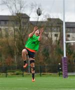 19 February 2018; Dan Goggin during Munster Rugby squad training at the University of Limerick in Limerick. Photo by Diarmuid Greene/Sportsfile