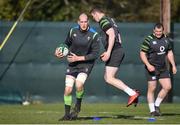 20 February 2018; Devin Toner during Ireland Rugby squad training at Carton House in Maynooth, Co Kildare. Photo by David Fitzgerald/Sportsfile