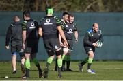 20 February 2018; Rory Best during Ireland Rugby squad training at Carton House in Maynooth, Co Kildare. Photo by David Fitzgerald/Sportsfile