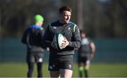 20 February 2018; Rory Scannell during Ireland Rugby squad training at Carton House in Maynooth, Co Kildare. Photo by David Fitzgerald/Sportsfile