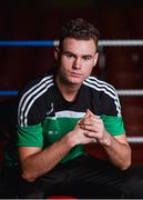 20 February 2018; Boxer Michael Nevin of Portlaoise Boxing Club, Co Laois, during the launch of the Liffey Crane Hire Elite Boxing Championship at the National Stadium in Dublin. Photo by Seb Daly/Sportsfile