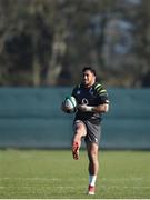 20 February 2018; Bundee Aki during Ireland Rugby squad training at Carton House in Maynooth, Co Kildare. Photo by David Fitzgerald/Sportsfile